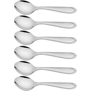 Imagem de Jogo 6 Colheres Sobremesa Aço Inox Tramontina Laguna