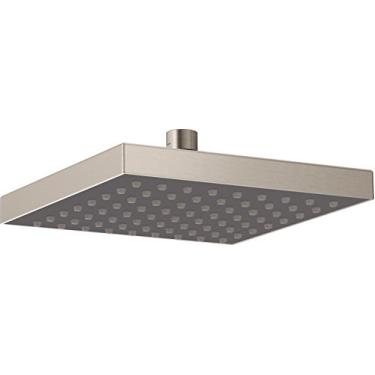 Imagem de Delta Torneira Chuveiro de Chuva de Spray Único Níquel Escovado, Chuveiro de Chuva e Quadrado, Chuveiro de Chuva de Níquel Escovado, Chuveiro Delta Chuva, Inoxidável 52841-SS, Fluxo de Água 1,75 GPM