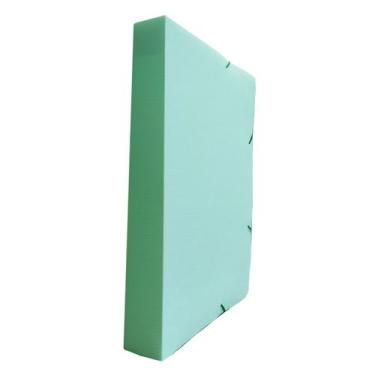 Imagem de Pasta Aba Elástica Organizadora de Papel A4 4cm Oficio Dello Escolar E