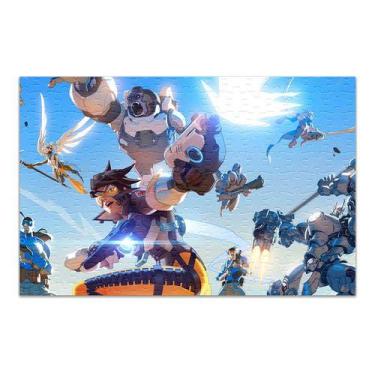 Imagem de Quebra-cabeça Personalizado Overwatch 48 Peças - Pomps Geek