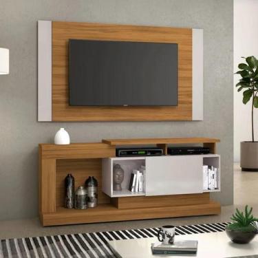 Imagem de Rack com painel para tv até 55 polegadas nt 1065 - freijo trend / off 