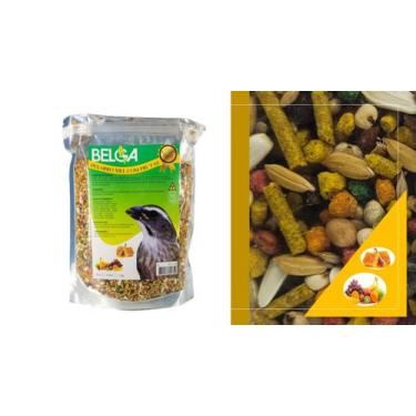 Imagem de Kit 2 Rações Mistura para Pássaros / Passarinho Pixarro Trinca-ferro M