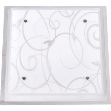 Imagem de LUMINÁRIA PLAFON TASCHIBRA QUADRADO 42CM ANGRA 3xE-27