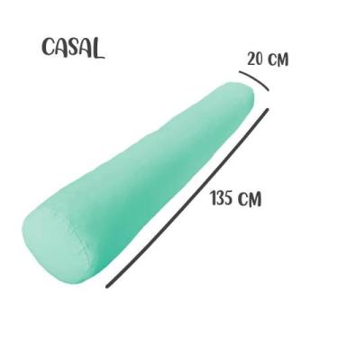 Imagem de Capa para Rolo de Cabeceira Casal 135x20cm Verde Arrumadinho Enxovais