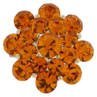 Imagem de Broche Strass BRG15743 - Akasaki, Dourado, Topázio