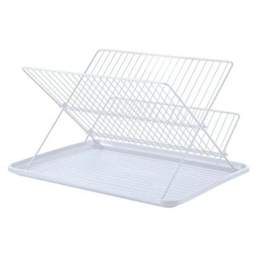 Imagem de Escorredor de Louça Articulável Dobrável Branco - MOR