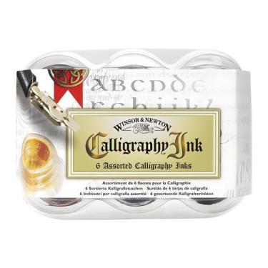 Imagem de Tinta Caligráfica Winsor & Newton 06 Cores