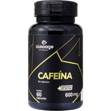 Imagem de Cafeína energético 600 Mg 60 cps Clinoage