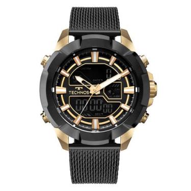 Imagem de Relógio Technos Masculino Digitech Bicolor - AD1390AA/1P