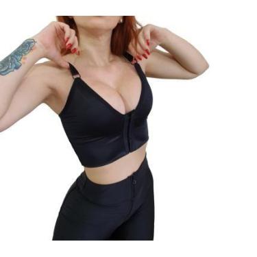 Imagem de Sutiã Pós Operatório Cirurgia Mamoplastia Mastectomia Longo Z04 - Faná