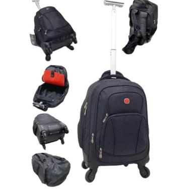 Imagem de Mochila De Rodinha 360 Masculina Executiva Trabalho Viagem - Bloonfiel