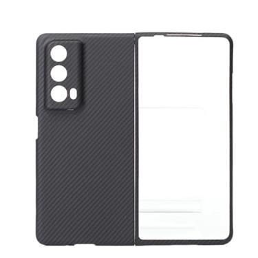 Imagem de waillynice Capa de fibra de carbono real para Honor Magic V2, capa ultrafina de fibra de aramida anti-queda para Honor Magic V2 RSR Capa Magic Vs2 (600D fina), Magic V2 RSR)