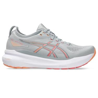Imagem de ASICS Tênis de corrida feminino Gel-Kayano 31, Cinza piemonte/mamão, 36
