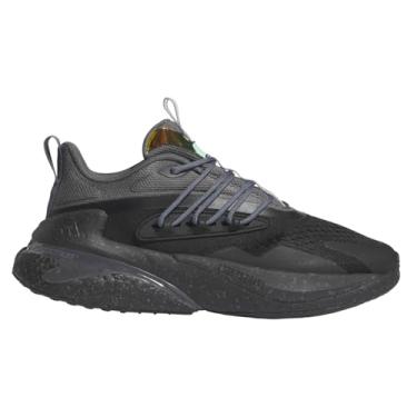 Imagem de adidas Tênis adulto unissex Alphaboost V2, Preto/Preto/Cinza, 7 Women/6 Men