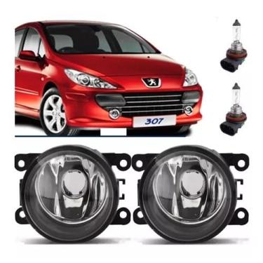 Imagem de Par Farol De Milha 307 2007 2008 2009 2010 2011 2012 2013 2014 + Lâmpada