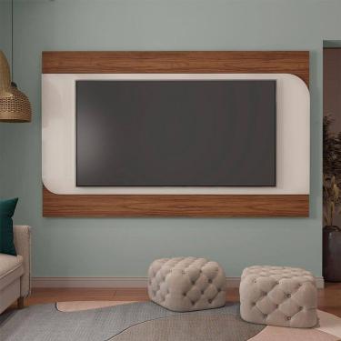 Imagem de Painel para TV até 86 Polegadas Elegance Cedro e Off White