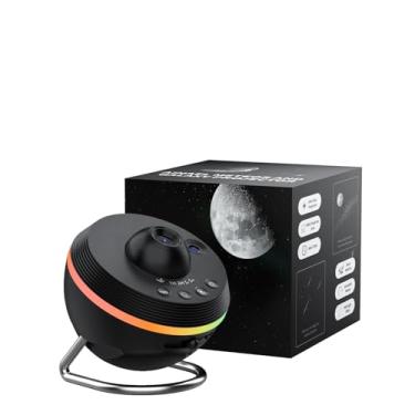 Imagem de Ainael Projetor de galáxia, projetor de estrelas, planetário, luz noturna, teto, espaço, céu estrelado, projetor com faixa de luz, meteoro e galáxia, projetor para crianças, quarto (Black)