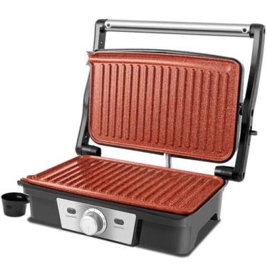 Imagem de Grill Com Coletor de Gordura controle de Temperatura Philco PGR19PI In
