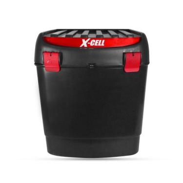 Imagem de Baú Moto 100L Bauleto X-Cell Entrega Transporte C/ Trava