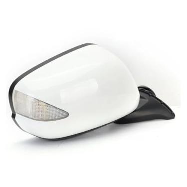 Imagem de Espelho retrovisor lateral Assy elétrico dobrável luzes LED 3/7-PINS, compatível com Honda Jazz Fit GE6 GE8 2009 2010 2011 2012 2013 2014(7pins right)