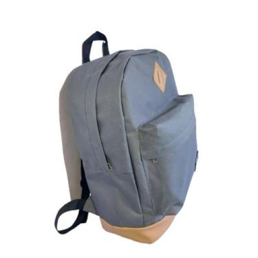 Imagem de Mochila masculina e feminina Ludoraal Barra bela Cinza/ Mochila escola