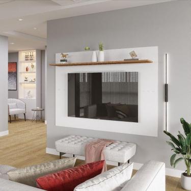 Imagem de Painel Tv 50 Com Prateleira Columbia Branco montana