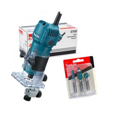 Imagem de Tupia Manual 6Mm 3709 Makita 530W + Acessórios 220V