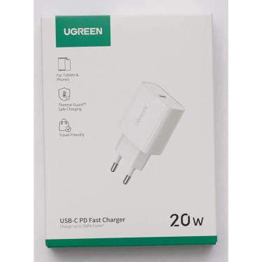 Imagem de Carregador rápido ugreen 20W pd usb-c plugue tipo-C compatível iPhone 15 Plus Pro Max 14 13 12 11 iPad Pro Mini Galaxy S23 S22 S21 S20 Pixel 7 6A Xiao