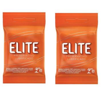 Imagem de Kit Com 6 Preservativos Elite Lubrificado - Blowtex