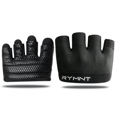 Imagem de Luvas de treino RYMNT Minimal Micro Weight Lifting pretas e pequenas