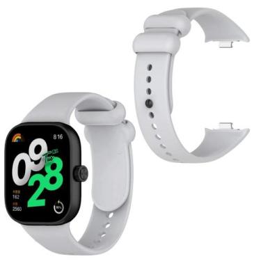 Imagem de Pulseira de silicone para Xiaomi Watch 4 M2315 - Tech king , Cinza