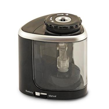 Imagem de The Duet Apontador de lápis manual e de bateria, preto (TPG-364B)