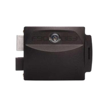 Imagem de Fechadura para portao social f90 12v ipec a2225/12v, PRETO