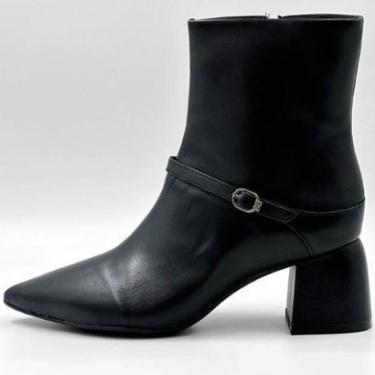 Imagem de Bota Bottero Cano Curto Salto Bloco Médio Feminina-Feminino