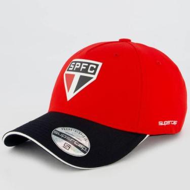 Imagem de Boné São Paulo Silk Vermelho - Supercap, Único