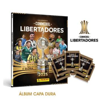 Imagem de Album De Figurinha Capa Dura Conmebol Libertadores 2025, Panini + 10 E