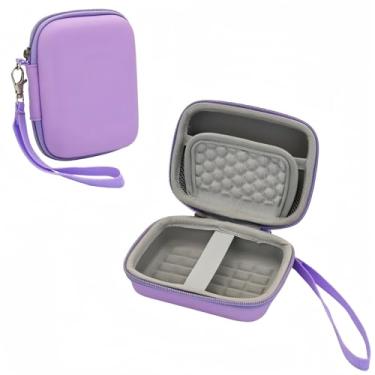 Imagem de Sanseenia Estojo De Transporte E Proteção Para Câmera Digital Compatível Com Kodak Pixpro/Powershot Elph 180/190/Sony Dscw800/Dscw830, Suporte Armazenamento (Roxo)