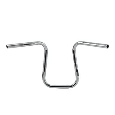 Imagem de CELOMT Guidão Redondo Ape Hanger De 12'' Rise 1'' Para Harley Street Bob Sportster Xl 883 1200 Fat Boy Shadow Intruder Vulcan Road Star Drag Volusia Com Aplicação Personalizada Cromada