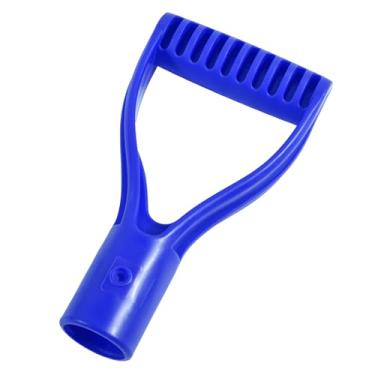 Imagem de Focmkeas ID Pá azul de 3,18 cm alça em forma de D, alça de aderência reta Pá de PVC, substituição de pá de plástico, remoção de neve, acessório de jardim, escavação de quintal, 7,09 × 3,188 cm (A*T)