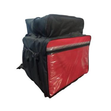 Imagem de Mochila Térmica para Pizza com Isopor Nº 35 Modelo Canguru  Ideal para