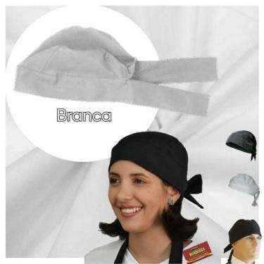 Imagem de Bandanas de cozinheiro Touca Proteção e estilo na cozinha - NoBrand, B