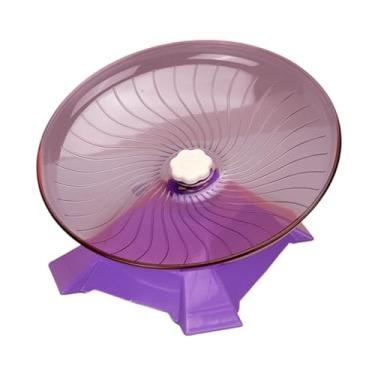 Imagem de Generic Roda de Hamster com de Rolamento, Acessórios para Gaiola, Atividades para Animais Pequenos, Violeta