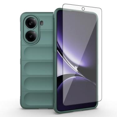 Imagem de Asuwish Capa de telefone para Poco X7 Pro com protetor de tela de vidro temperado e TPU macio fino à prova de choque capa protetora de silicone acessórios Redme 7X mulheres homens meninas meninos