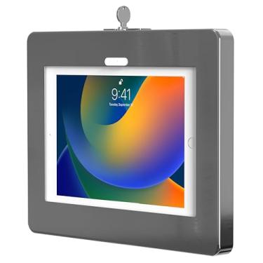 Imagem de Suporte de parede para iPad com bloqueio - CTA Anti-roubo de aço inoxidável para tablet para iPad 11 polegadas 10ª geração - A16 - Air 11 - Pro 27.9 cm - 7/8/9 Gen - 10ª geração 25.9 cm - Pro 27.9 cm