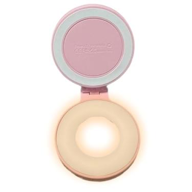 Imagem de Luz Magnética Para Selfies - Luz Magnética LED para Telefone,Luminária Ajustável 360° Com Espelho Para Maquilhagem Vlogs Conferências Viagens Fotografia Vídeo