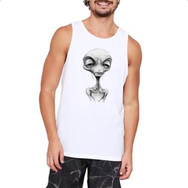 Imagem de Camiseta Regata Alien Grafite Arte - Alearts, GG