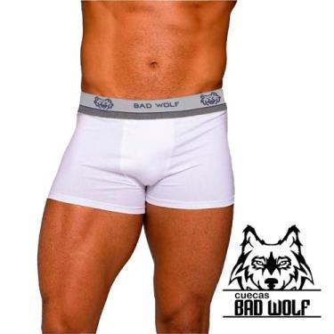 Imagem de Kit 5 Cueca Boxer em Microfibra Bad Wolf Premium, Lisas, GG