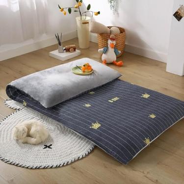 Imagem de Capa De Colchão De Algodão 100% Futon Japonês,capa Protetora De Colchão De Tatame,capa Com Zíper,capa De Futon Lavável Na Máquina,para Capa De Colchão De Chão De Futo, A, 120x190cm/47x75