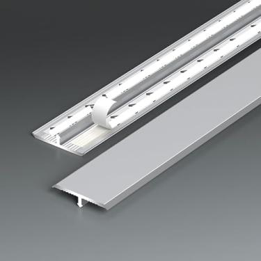 Imagem de Guarnição Da Porta T Moldagem Tira Divisora De Piso 90cm * 2 Pcs Acabamento Laminado Da Borda E Barra De Limiar Tapete Perfeito Para Faixa De Limiar De Azulejo Par, Silver, Width: 22mm