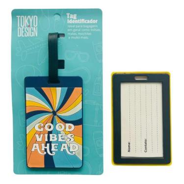 Imagem de Tag Identificação de Bagagem Mochila Bolsa Viagem Mala Emborrachada Es